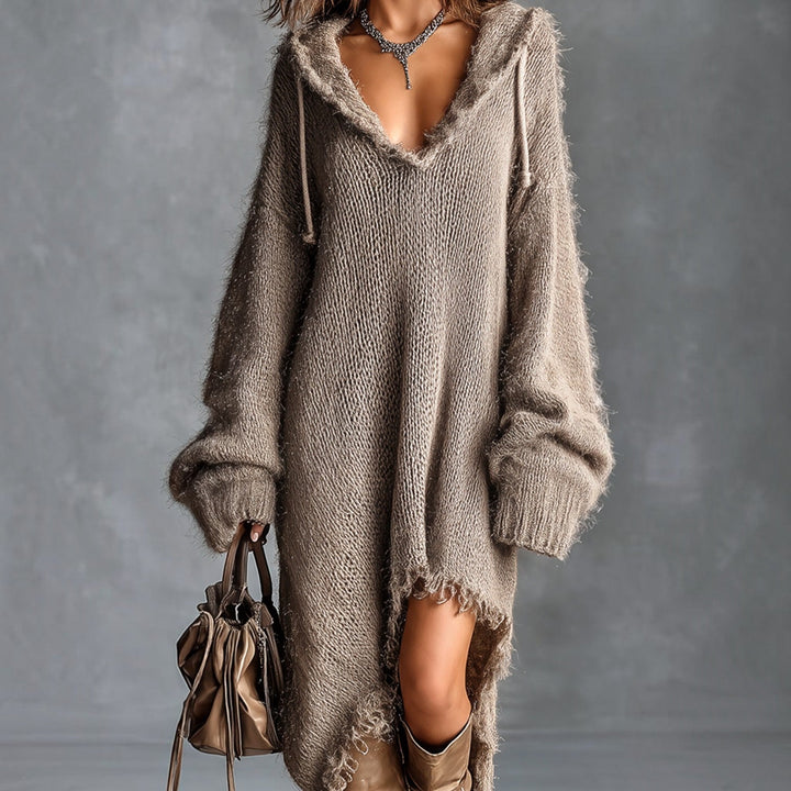 Claire | Robe Midi à Capuche