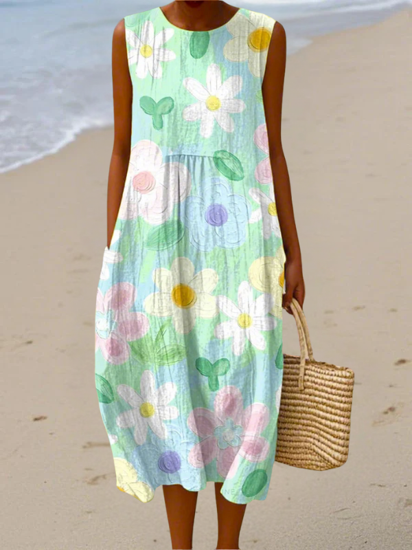 Erin™ Robe midi Pastel Blossom