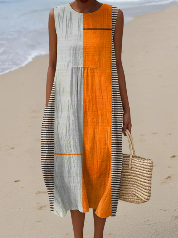 Robe midi bicolore May™