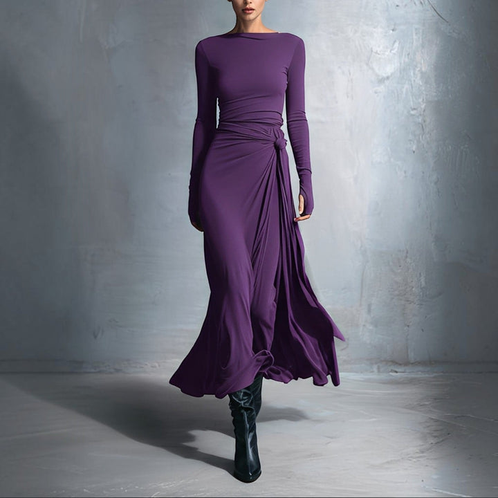 Naomie | Robe Maxi à Nœud