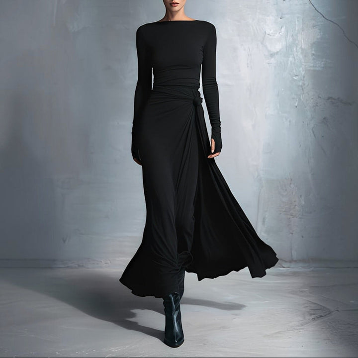 Naomie | Robe Maxi à Nœud