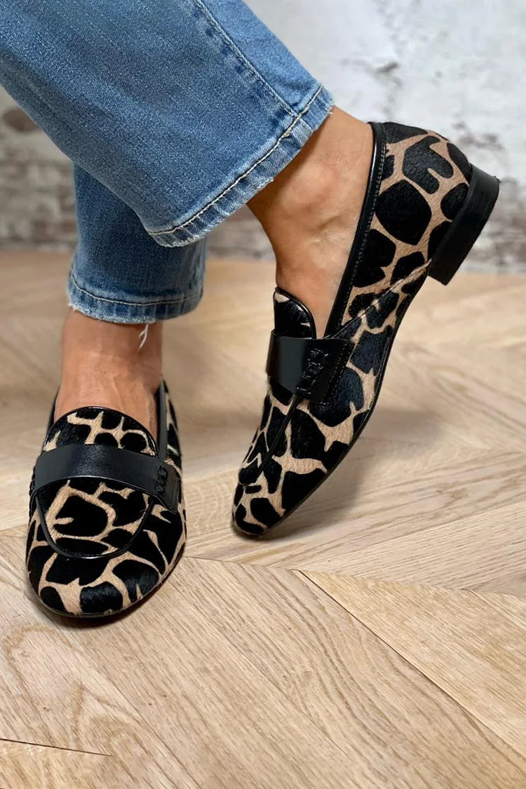 Sofia™ | Mocassins à motif animalier