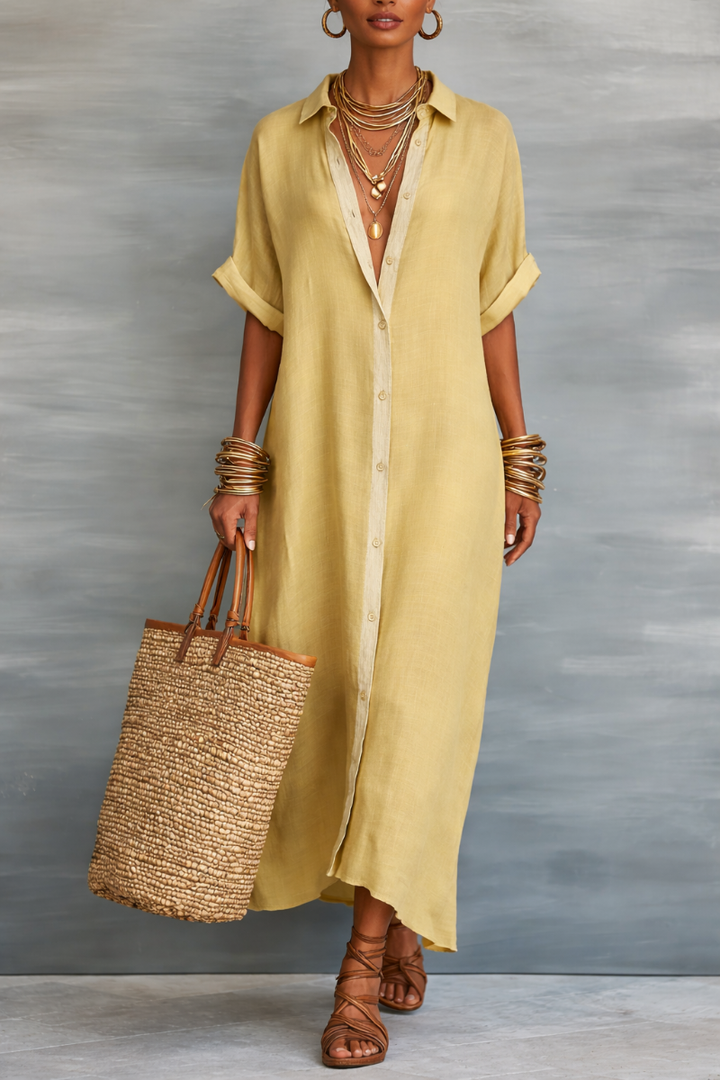 Elsinore™ | Robe maxi minimaliste élégante