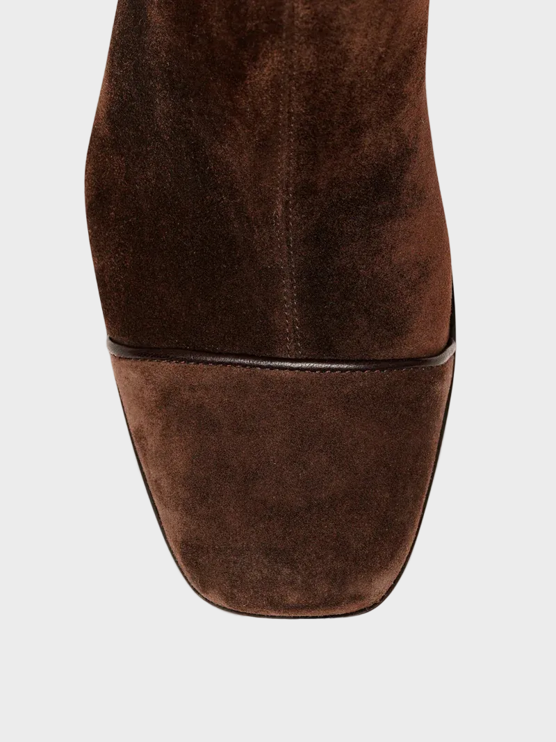 Alma – Bottines en daim à talon