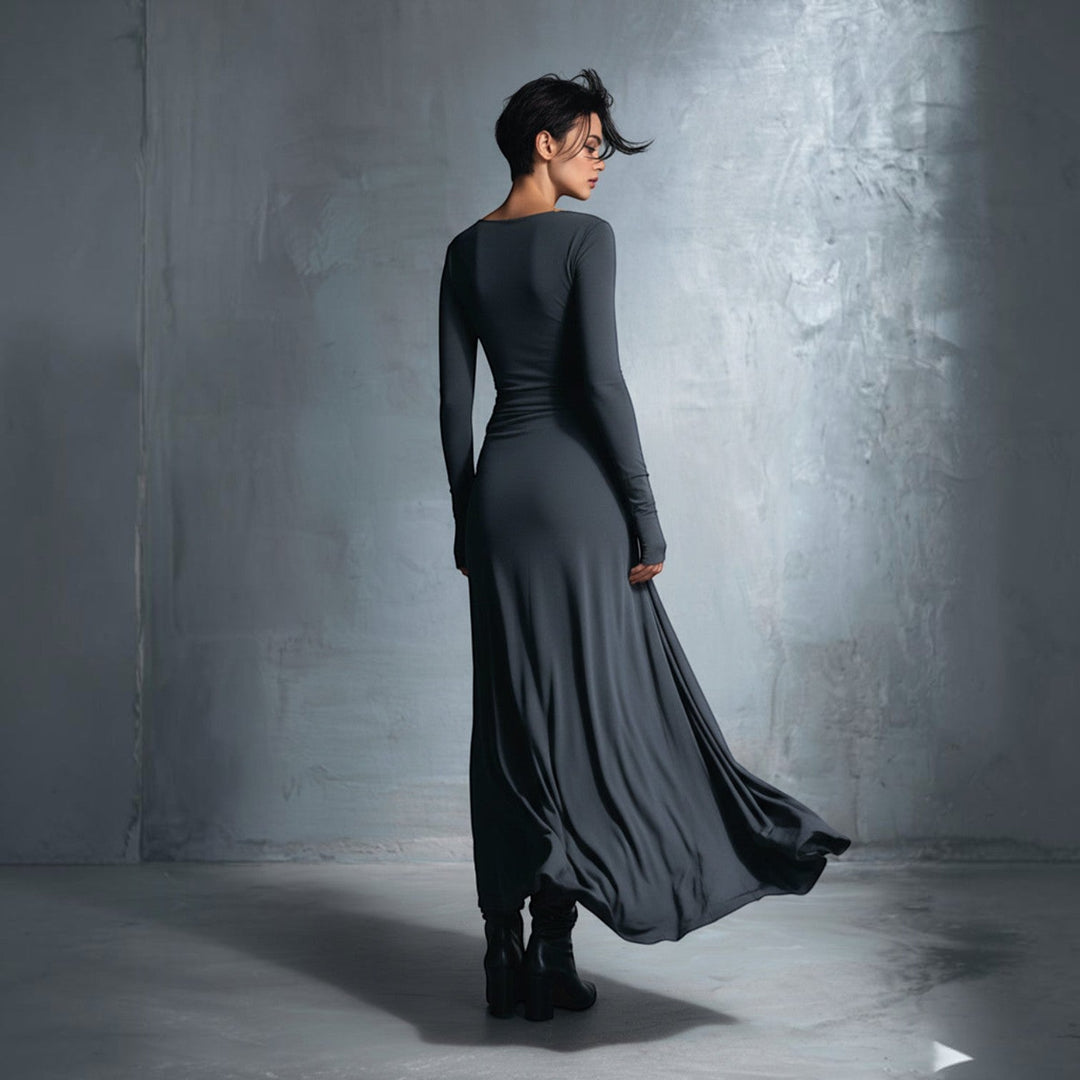 Naomie | Robe Maxi à Nœud