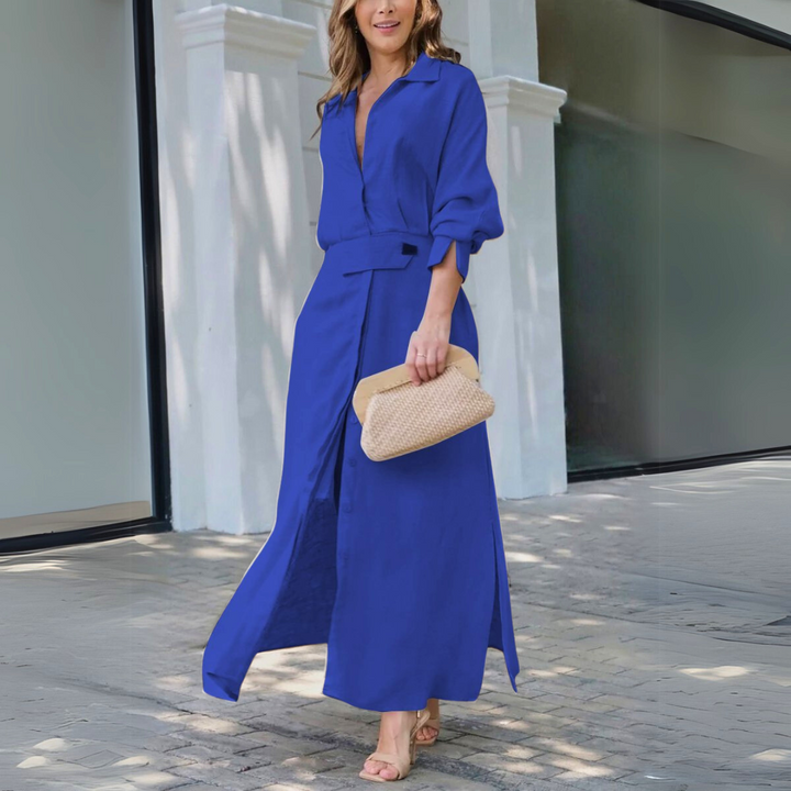 Kathleen™ | Robe maxi élégante à encolure en V