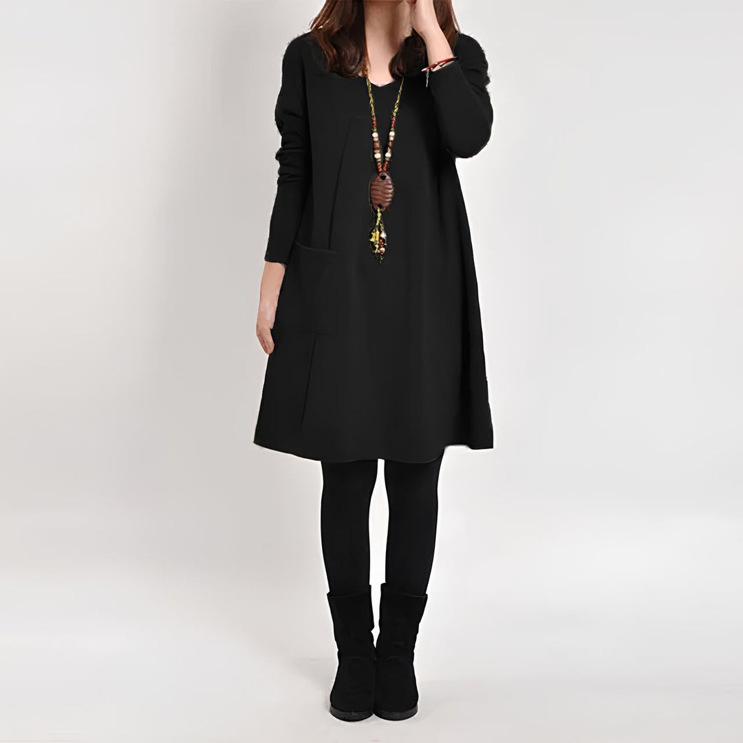 Marjolein™ | Robe à manches longues avec poches