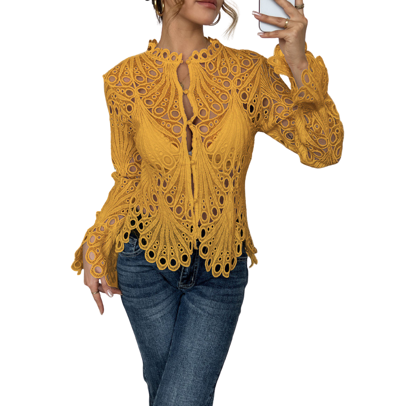 Sarah™ | Blouse ajourée
