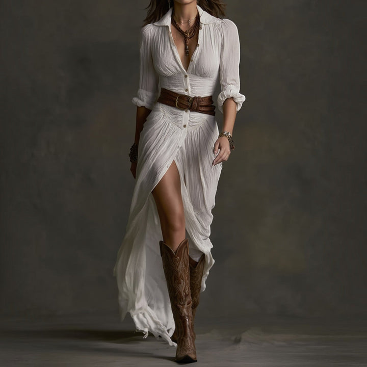Aurore | Robe Longue en Lin