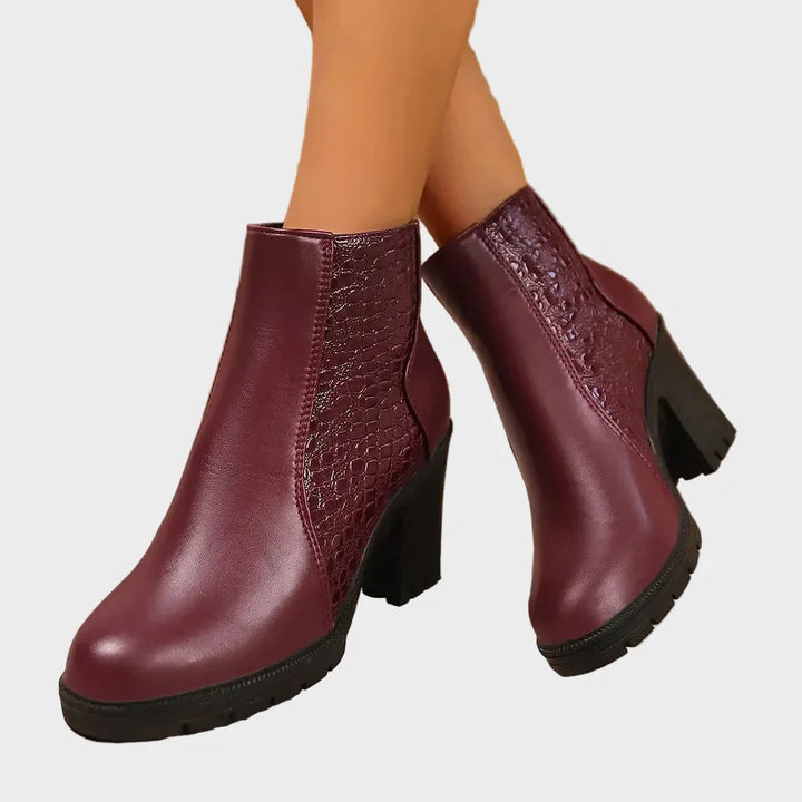 Katarzyna | Chaussures en cuir à talons épa
