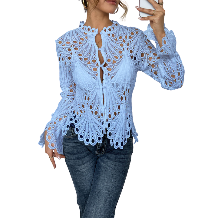 Sarah™ | Blouse ajourée