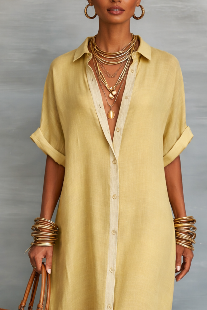 Elsinore™ | Robe maxi minimaliste élégante