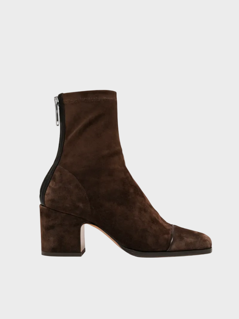 Alma – Bottines en daim à talon