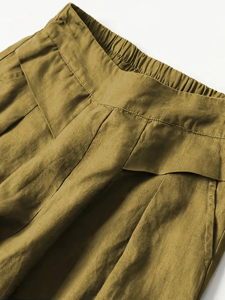 Kamilah™ | Pantalon ample en lin