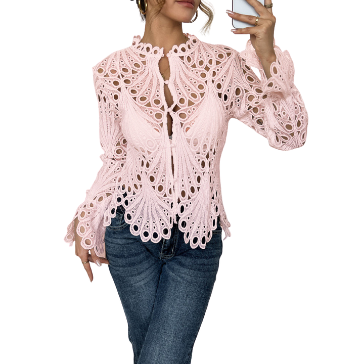 Sarah™ | Blouse ajourée