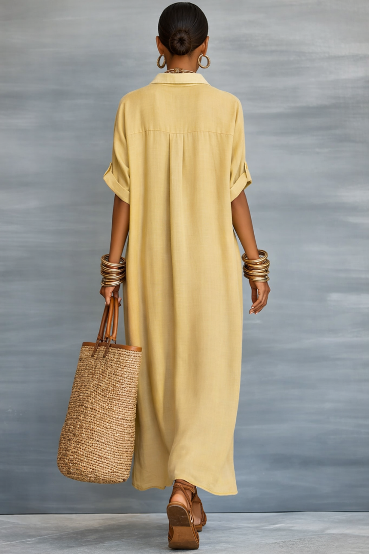 Elsinore™ | Robe maxi minimaliste élégante