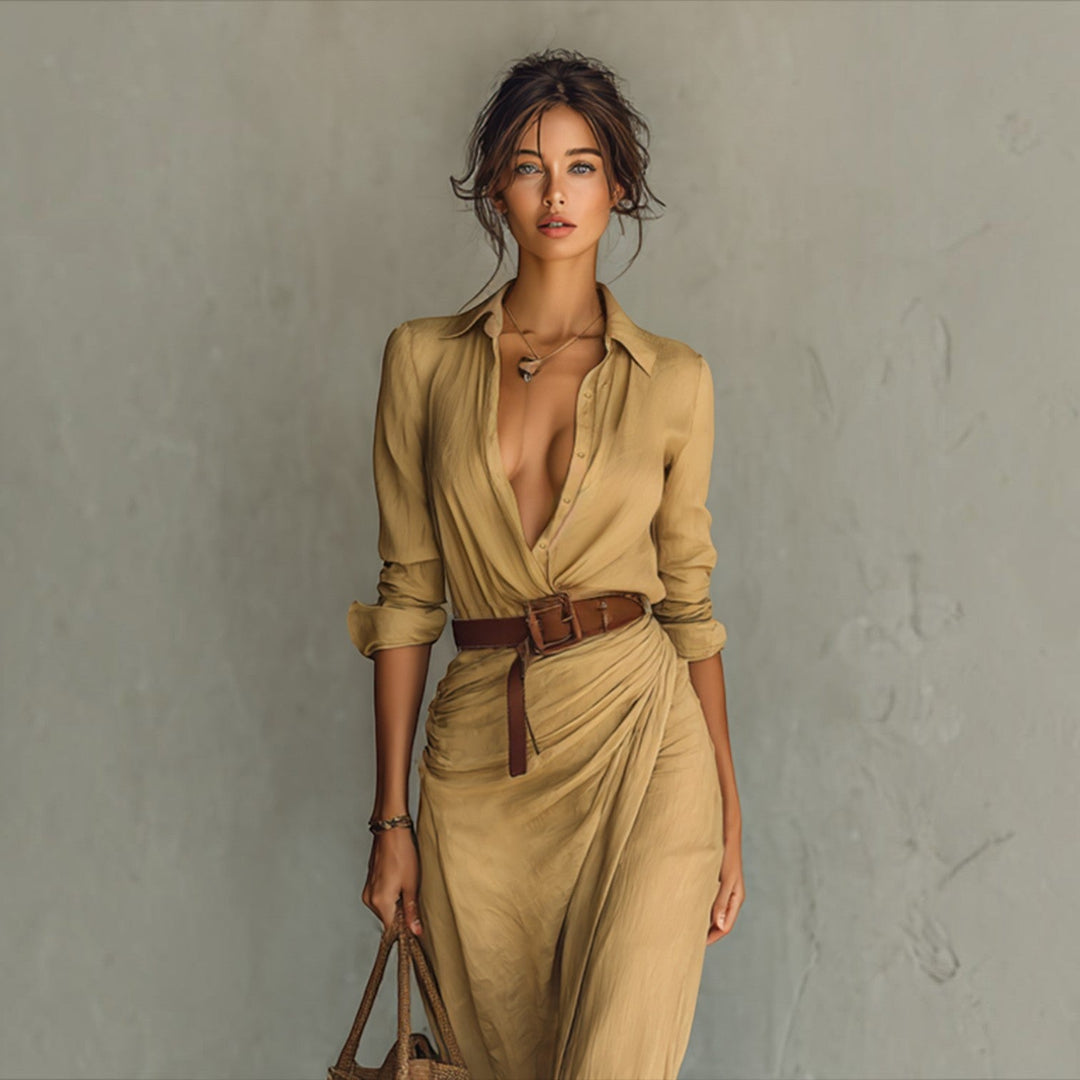Victoire | Robe Longue à Revers