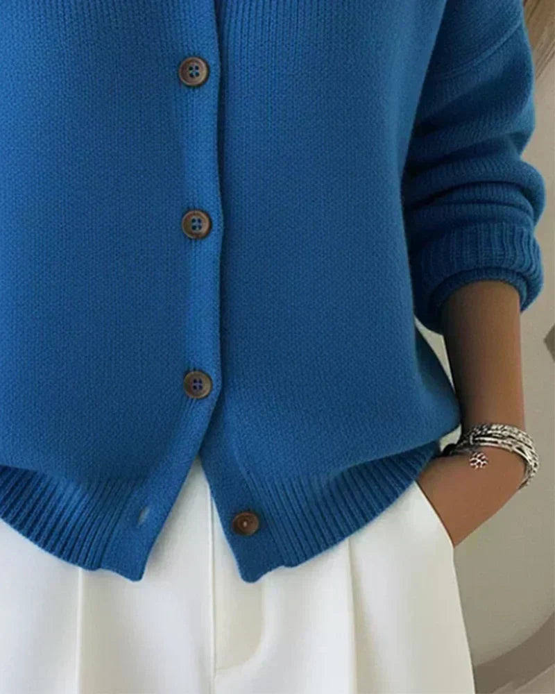 Vespera™ | Cardigan à Col Montant