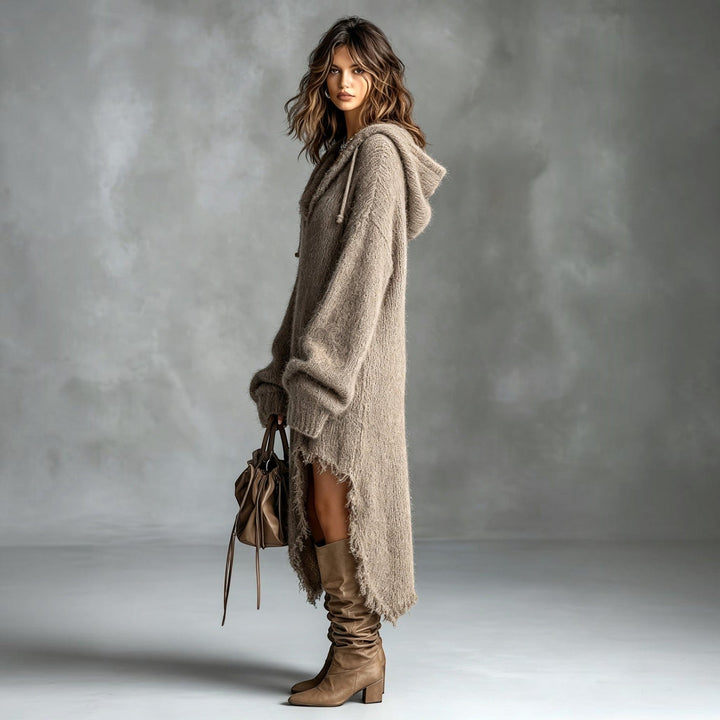 Claire | Robe Midi à Capuche