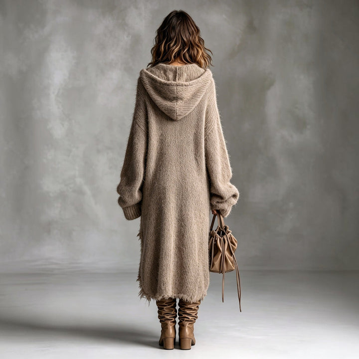 Claire | Robe Midi à Capuche