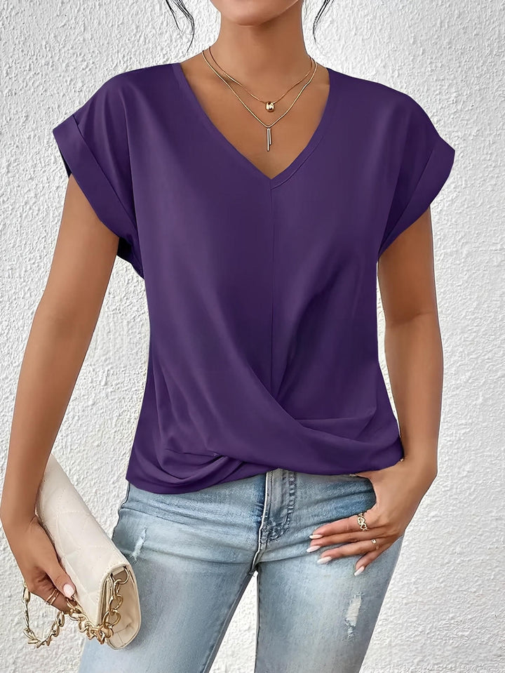 Gemma™ | Haut fluide drapé