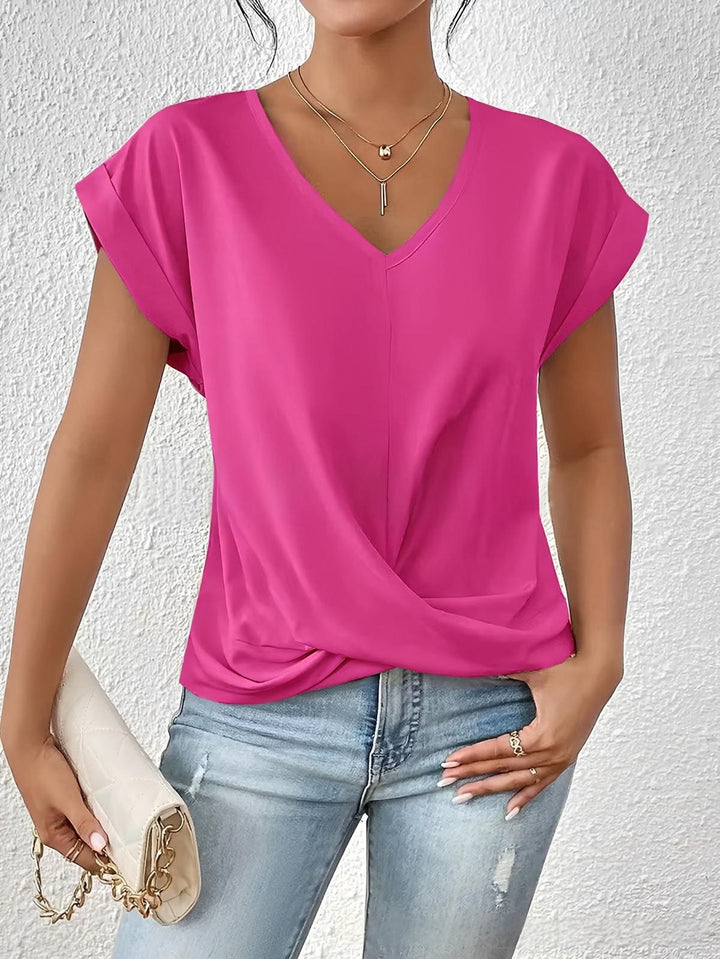 Gemma™ | Haut fluide drapé
