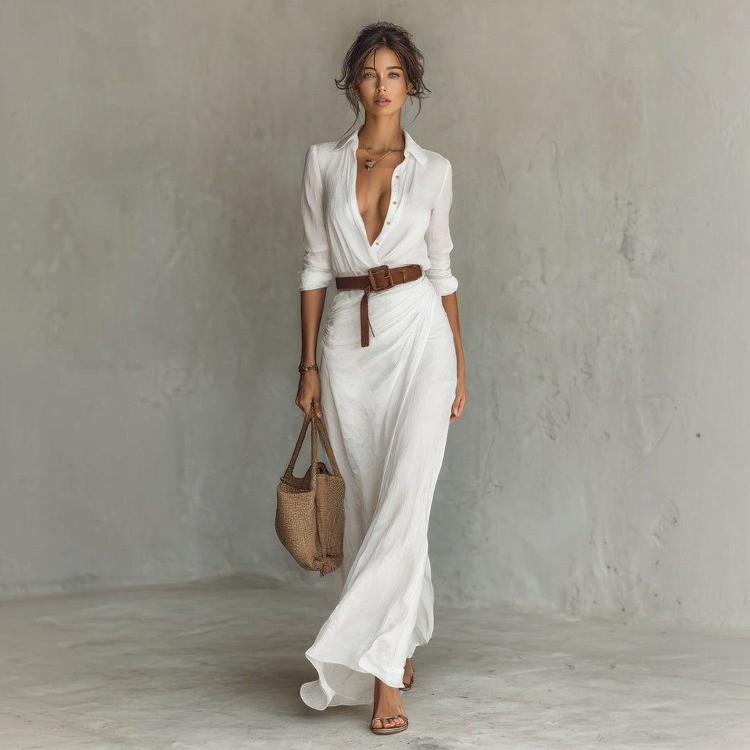 Victoire | Robe Longue à Revers