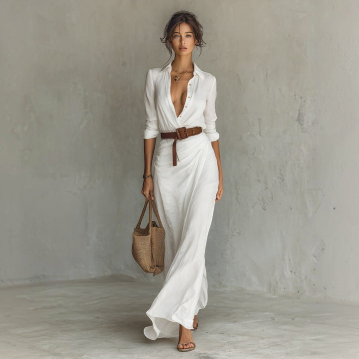 Victoire | Robe Longue à Revers