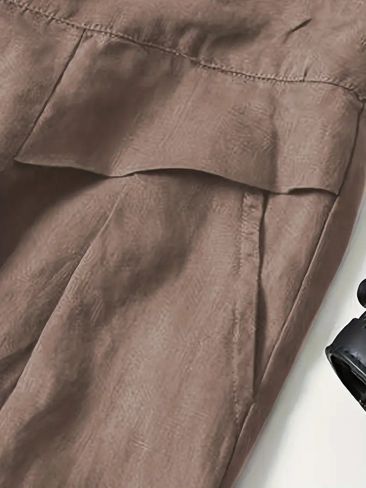 Kamilah™ | Pantalon ample en lin