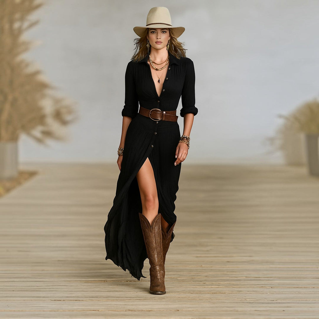 Aurore | Robe Longue en Lin