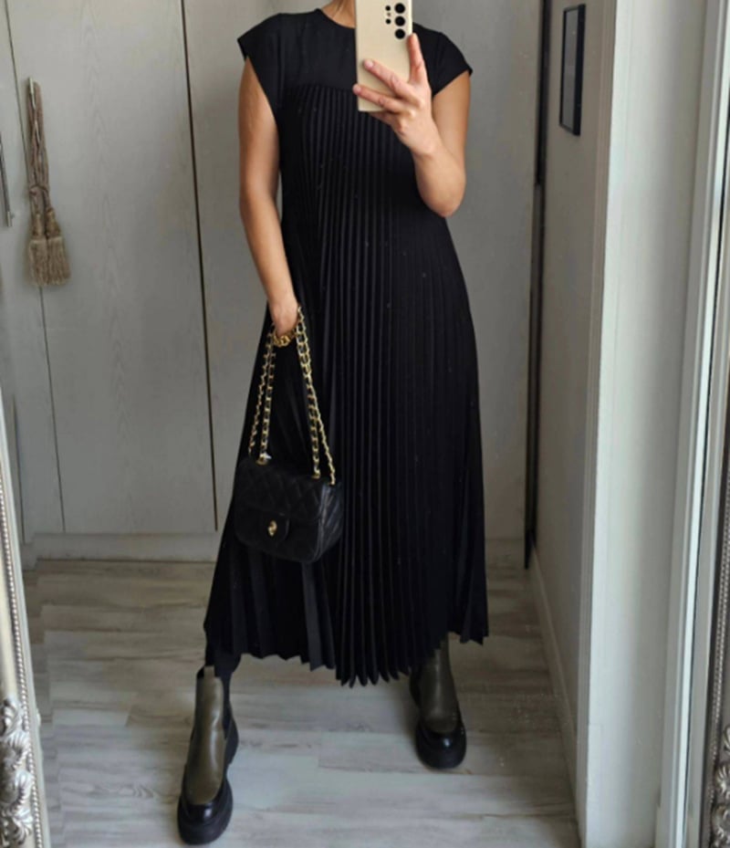 Leonora™ | Robe Plissée
