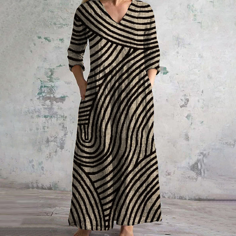 Valerienne™ | Robe Rayée