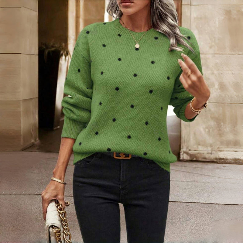 Paula™ | Pull-over tricoté à pois