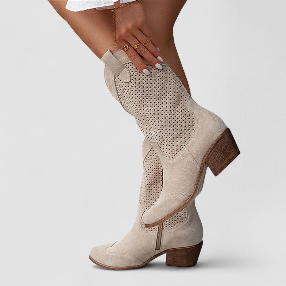 Quinn | Bottes Western perforées