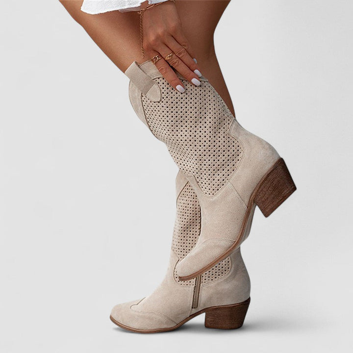 Quinn | Bottes Western perforées