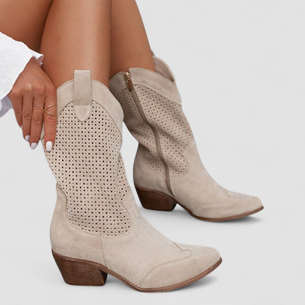 Quinn | Bottes Western perforées