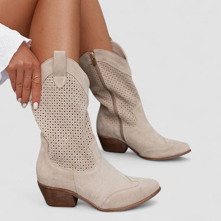 Quinn | Bottes Western perforées