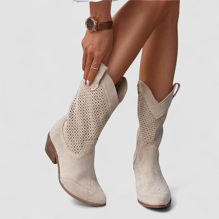 Quinn | Bottes Western perforées