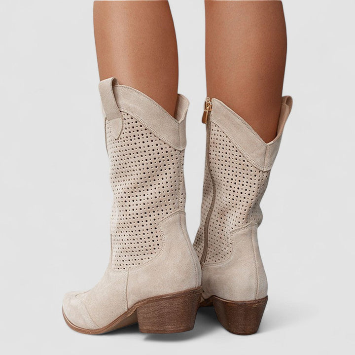 Quinn | Bottes Western perforées