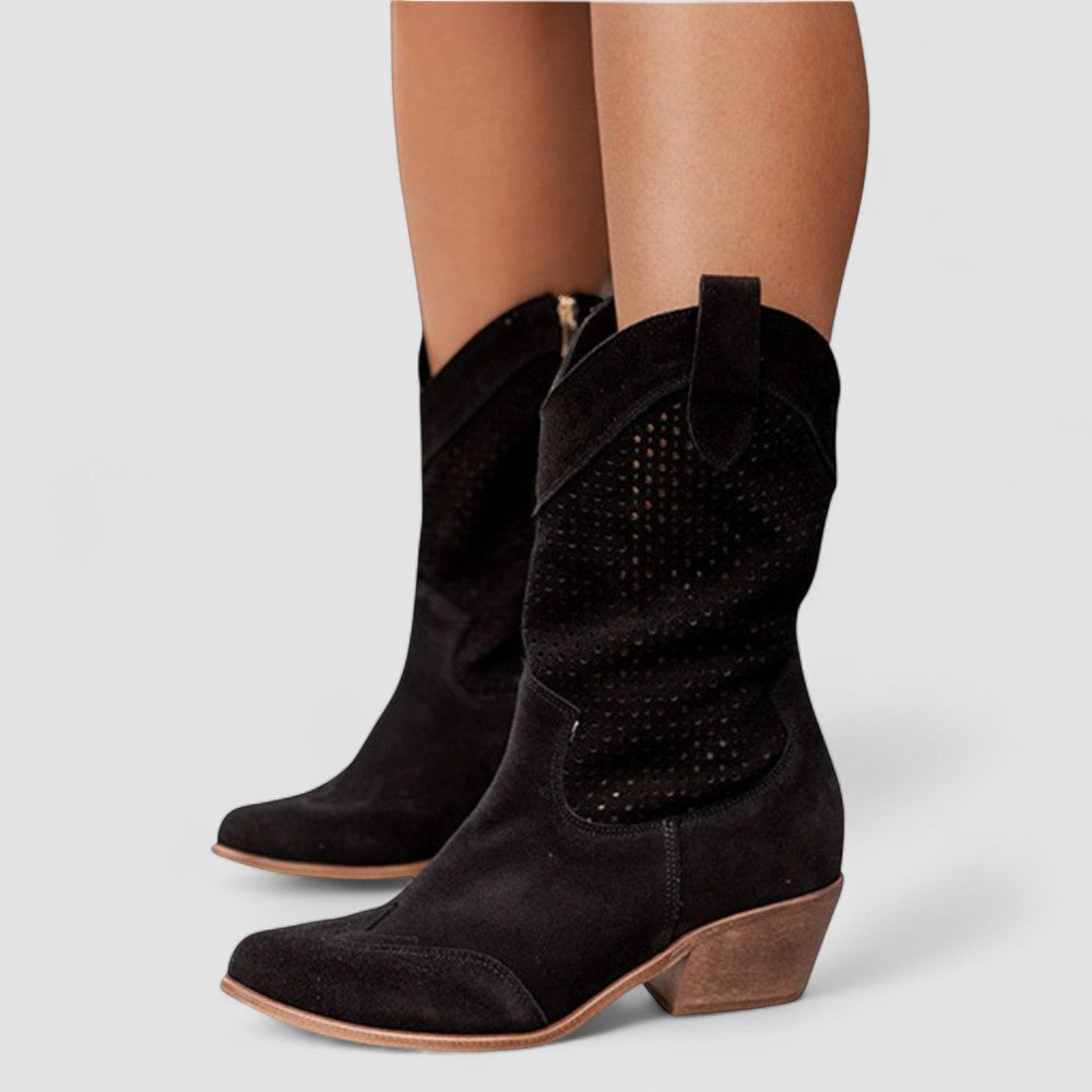 Quinn | Bottes Western perforées