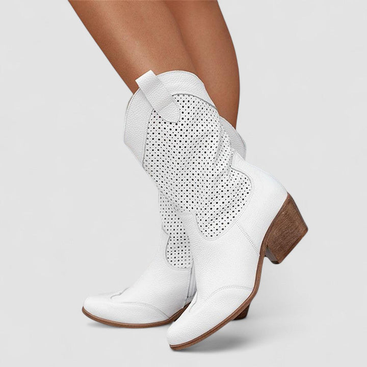 Quinn | Bottes Western perforées