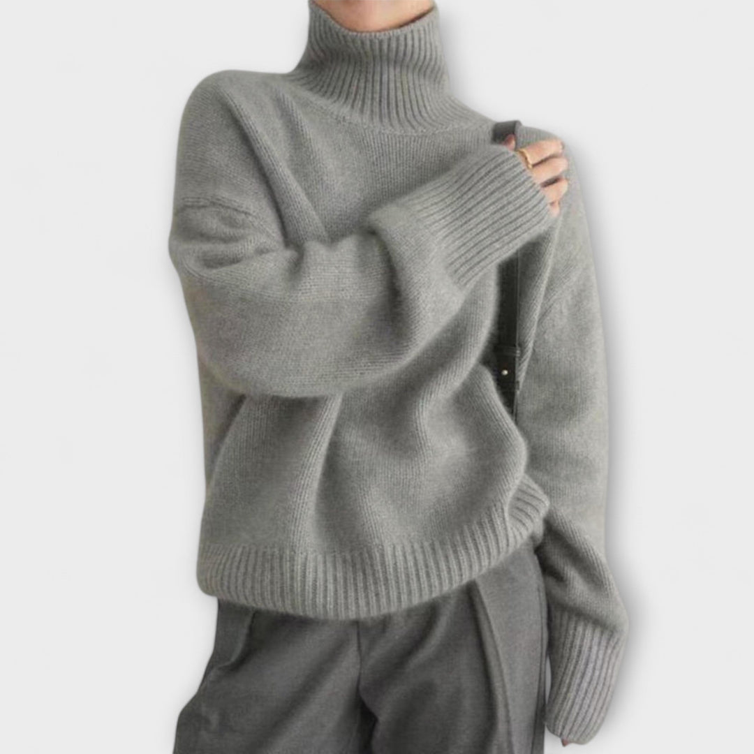 Mera - Pull à col roulé en cachemire pour femmes