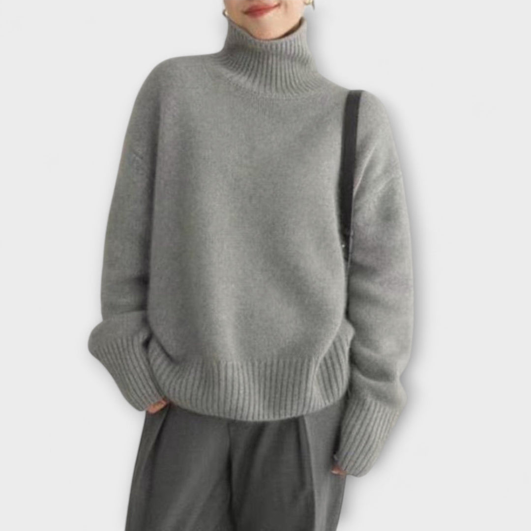 Mera - Pull à col roulé en cachemire pour femmes