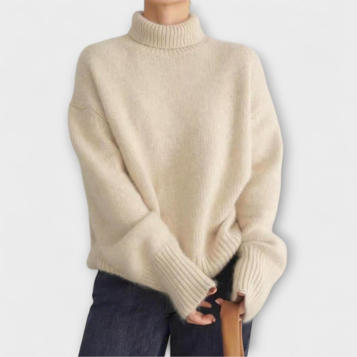 Mera - Pull à col roulé en cachemire pour femmes