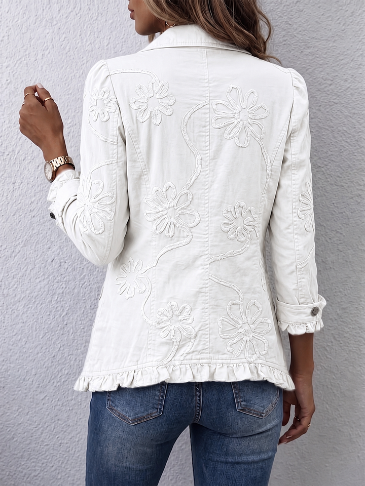 Lucie™ | Veste fleurie élégante