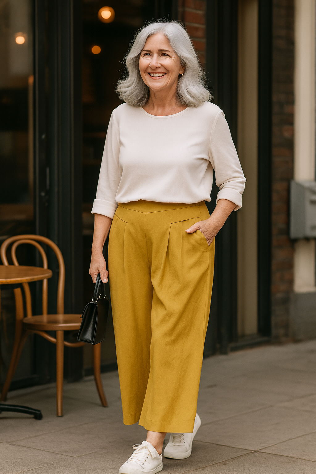 Kamilah™ | Pantalon ample en lin