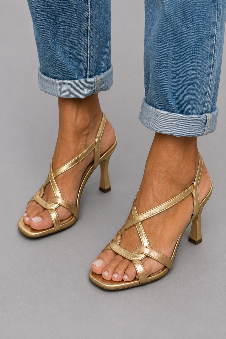 Elisabetta | Sandales dorées Magie d'été