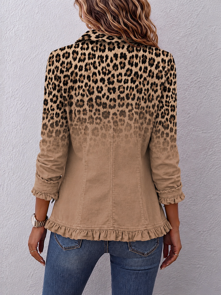 Noémie™ | Veste léopard élégante