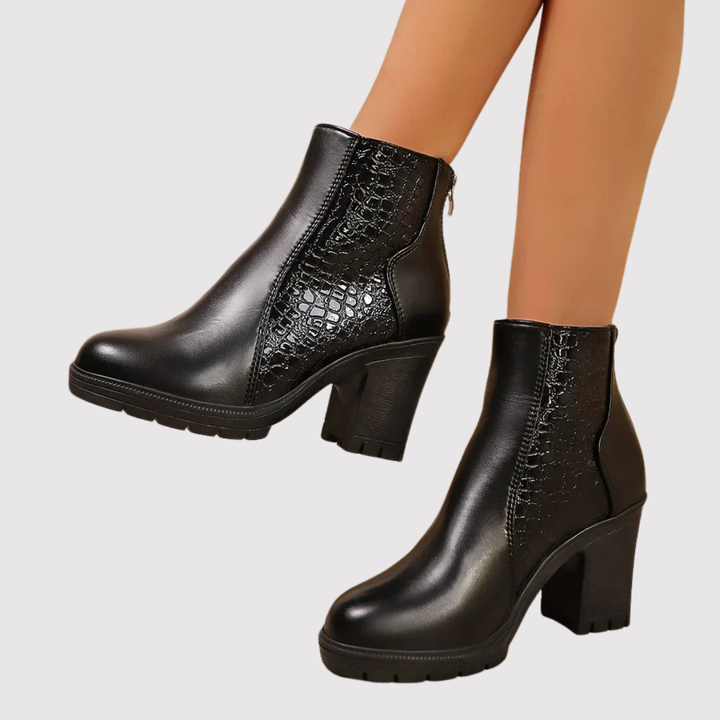 Katarzyna | Chaussures en cuir à talons épa