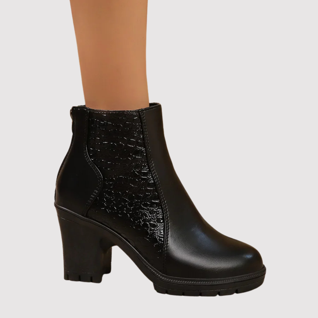 Katarzyna | Chaussures en cuir à talons épa